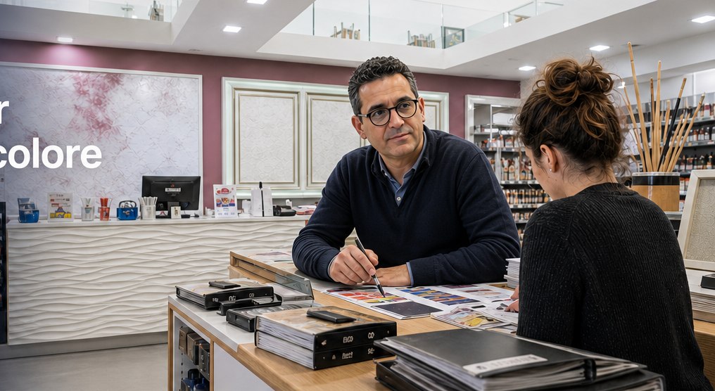 Consulenza colore al bancone Market Color
